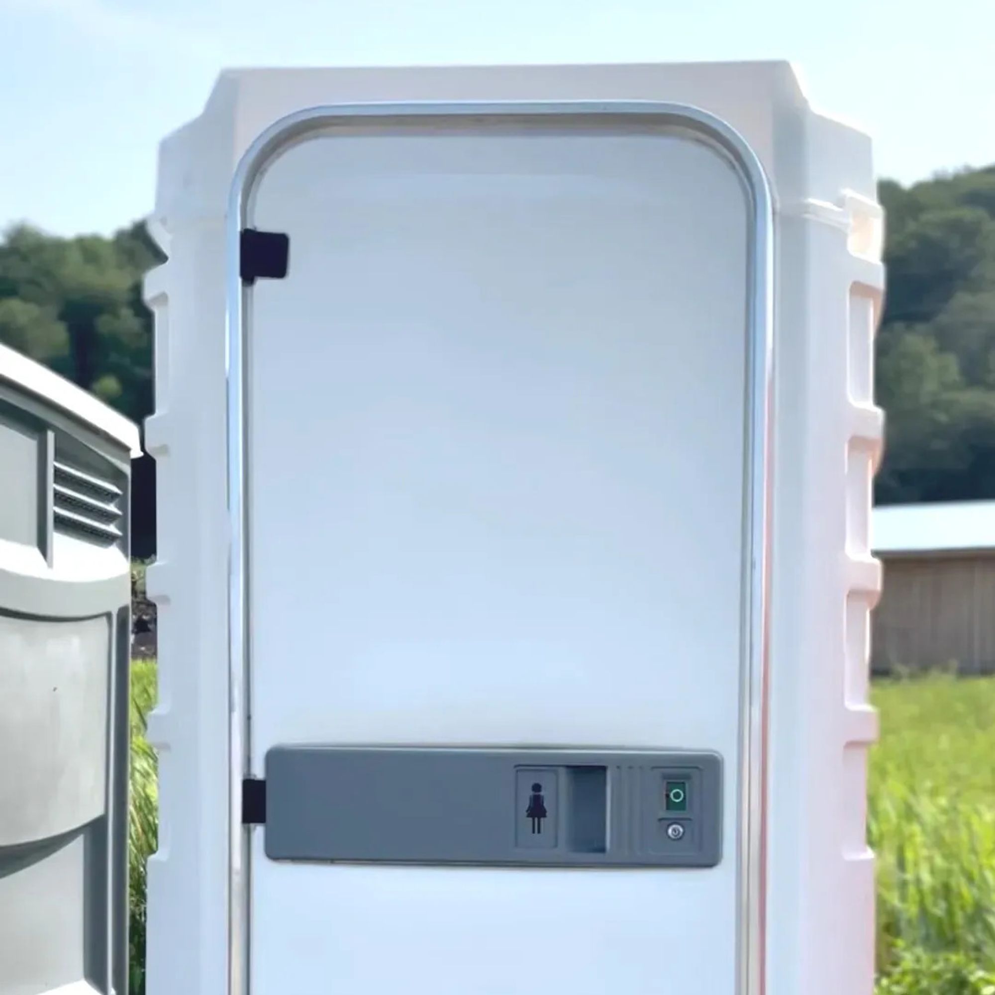 Wedding White Unit portable restroom